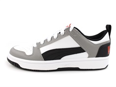 Puma puma white/black/gray/red sneaker Rebound Layup